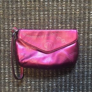 Purple Coach Wristlet